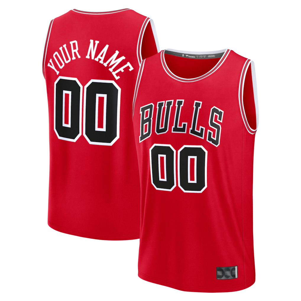 Ldoa Custom C.Bulls Red Fast Break Jerseys - Icon Edition