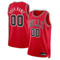 Ldoa Custom C.Bulls Red Swingman Jerseys - Icon Edition