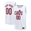 Ldoa Custom C.Cavaliers White Fast Break Jerseys - Icon Edition