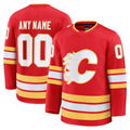 Tuec Custom C.Flames Red Home Premium Jerseys