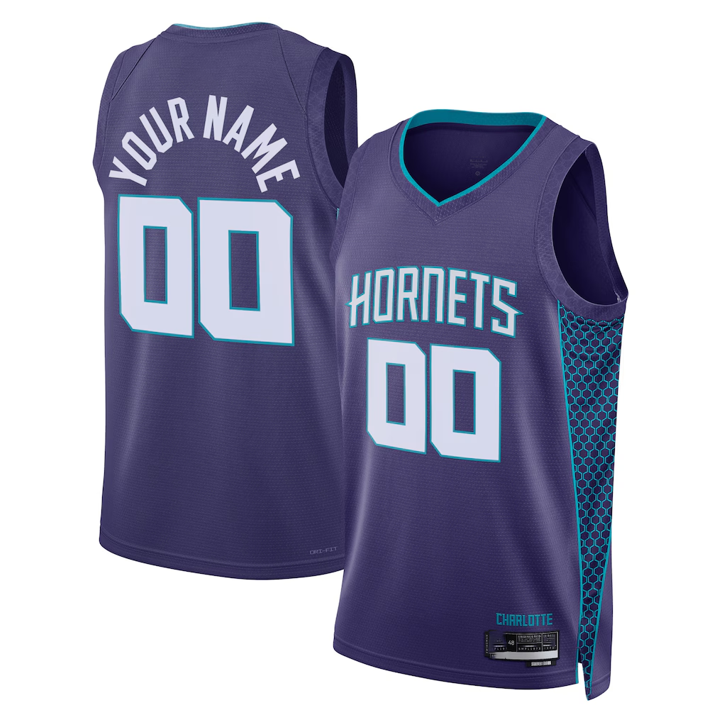 Ldoa Custom C.Hornets Teal 202223 Swingman Jerseys - Statement Edition