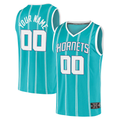 Ldoa Custom C.Hornets  Teal Fast Break Replica Jerseys - Icon Edition