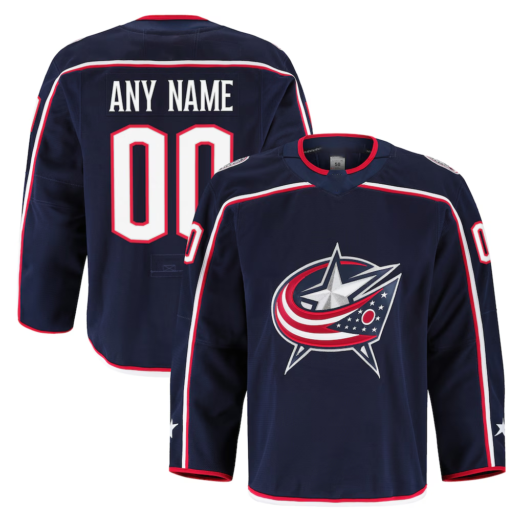 Tuec Custom CB.Jackets Navy Home Authentic Pro Jersey
