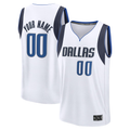 Ldoa Custom D.Mavericks White Fast Break Jerseys - Association Edition