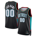 Ldoa Custom D.Pistons Charcoal 202526 City Edition Swingman Jerseys