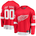 Tuec Custom D.Red wings Red Home Breakaway Jerseys