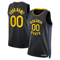 Ldoa Custom G.State Warriors Black 2024-25 Swingman Jerseys - Statement Edition