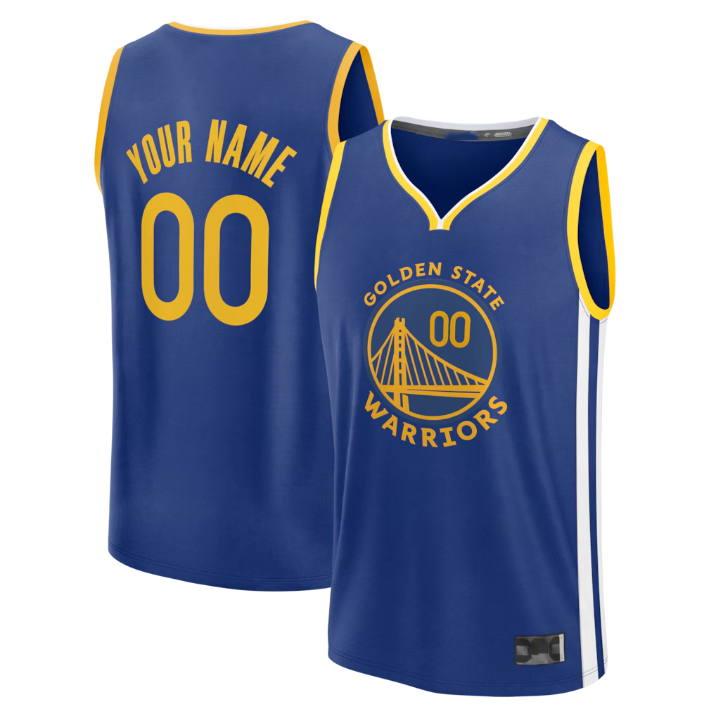 Ldoa Custom G.State Warriors Royal Swingman Jerseys - Icon Edition