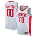 Ldoa Custom H.Rockets White 2022-2023 Swingman Stitched Jerseys- Statement Edition