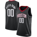 Ldoa Custom H.Rockets Black Swingman Stitched Jerseys - Statement Edition