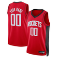 Ldoa Custom H.Rockets Red Swingman Stitched Jerseys-Icon Edition