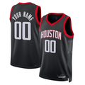 Ldoa Custom H.Rockets Black Swingman Stitched Jerseys-Association Edition