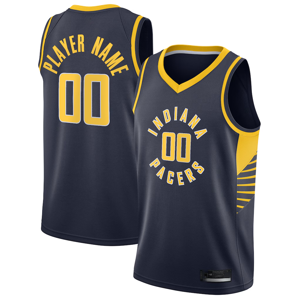 Ldoa Custom I.Pacers Navy 202021 Swingman Jerseys - Icon Edition