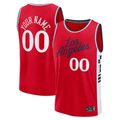 Ldoa Custom LA.Clippers Red Fast Break Stitched Jerseys- Statement Edition