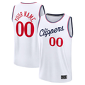 Ldoa Custom LA.Clippers White Fast Break Stitched Jerseys - Association Edition