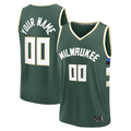 Ldoa Custom M.Bucks Green Fast Break Jerseys - Icon Edition