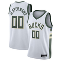 Ldoa Custom M.Bucks White 2020-21 Swingman Custom Jerseys - Association Edition