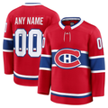 Tuec Custom M.Canadiens Red Home Premium Jerseys