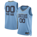Ldoa Custom M.Grizzlies Blue 2022-2023 Swingman Stitched Stitched JerseysStatement Edition