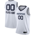 Ldoa Custom M.Grizzlies White 2020-2021 Swingman Stitched Jerseys - Association Edition