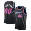 Ldoa Custom M.Heat Black 202526 City Edition Swingman Jerseys