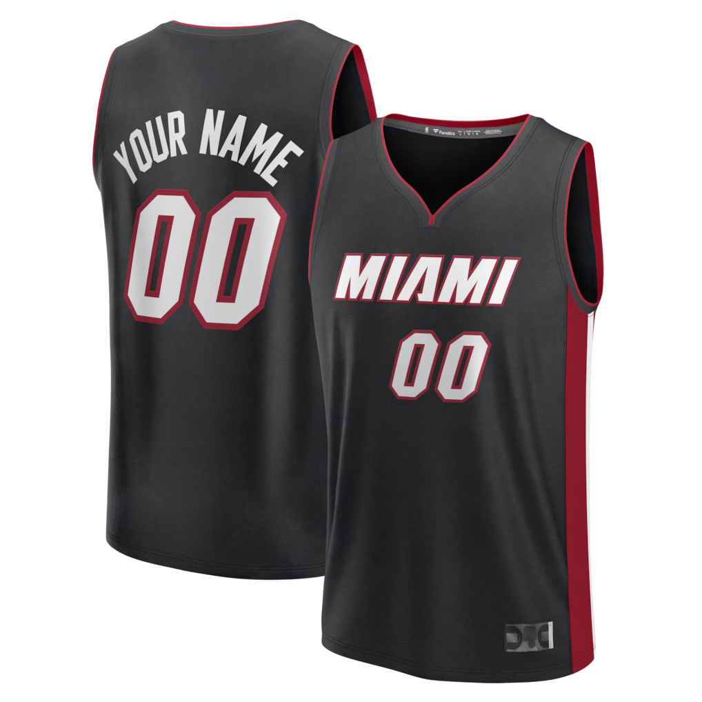 Ldoa Custom M.Heat Black Fast Break Jerseys - Icon Edition