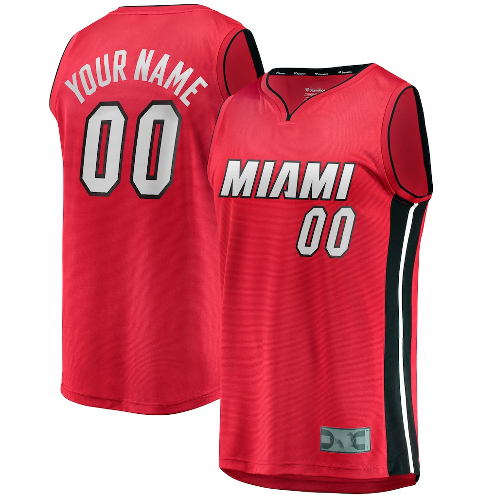 Ldoa Custom M.Heat Red Fast Break Jerseys - Statement Edition