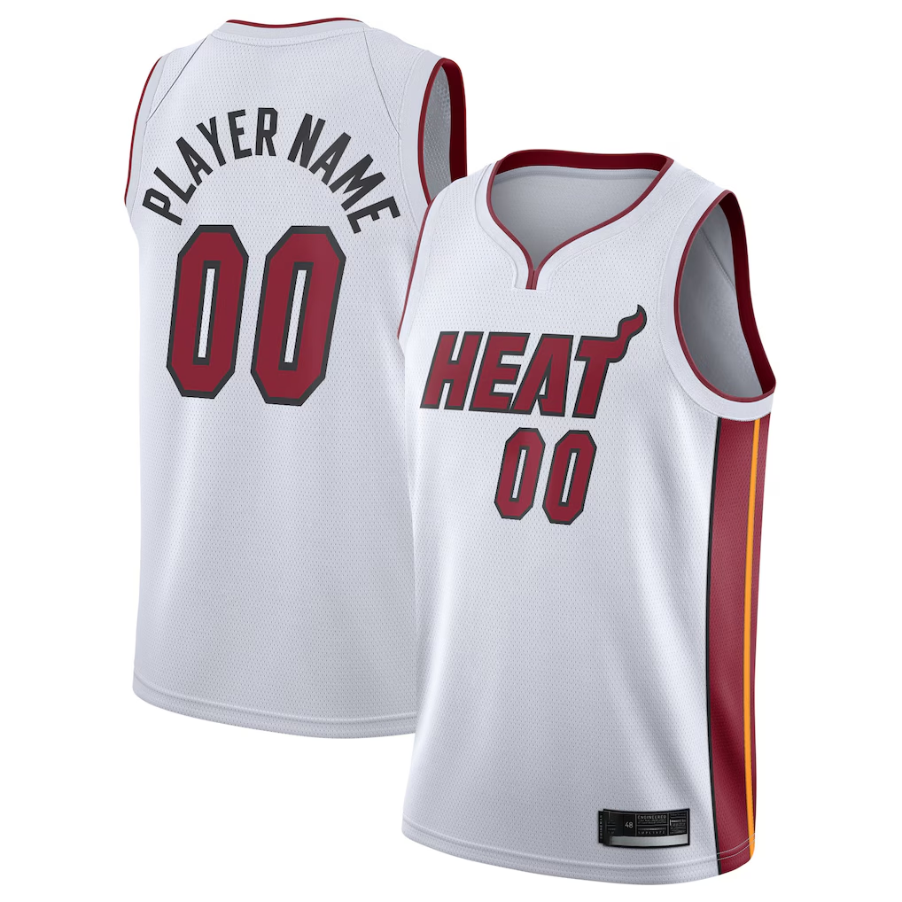 Ldoa Custom M.Heat White 202021 Swingman Jerseys - Association Edition