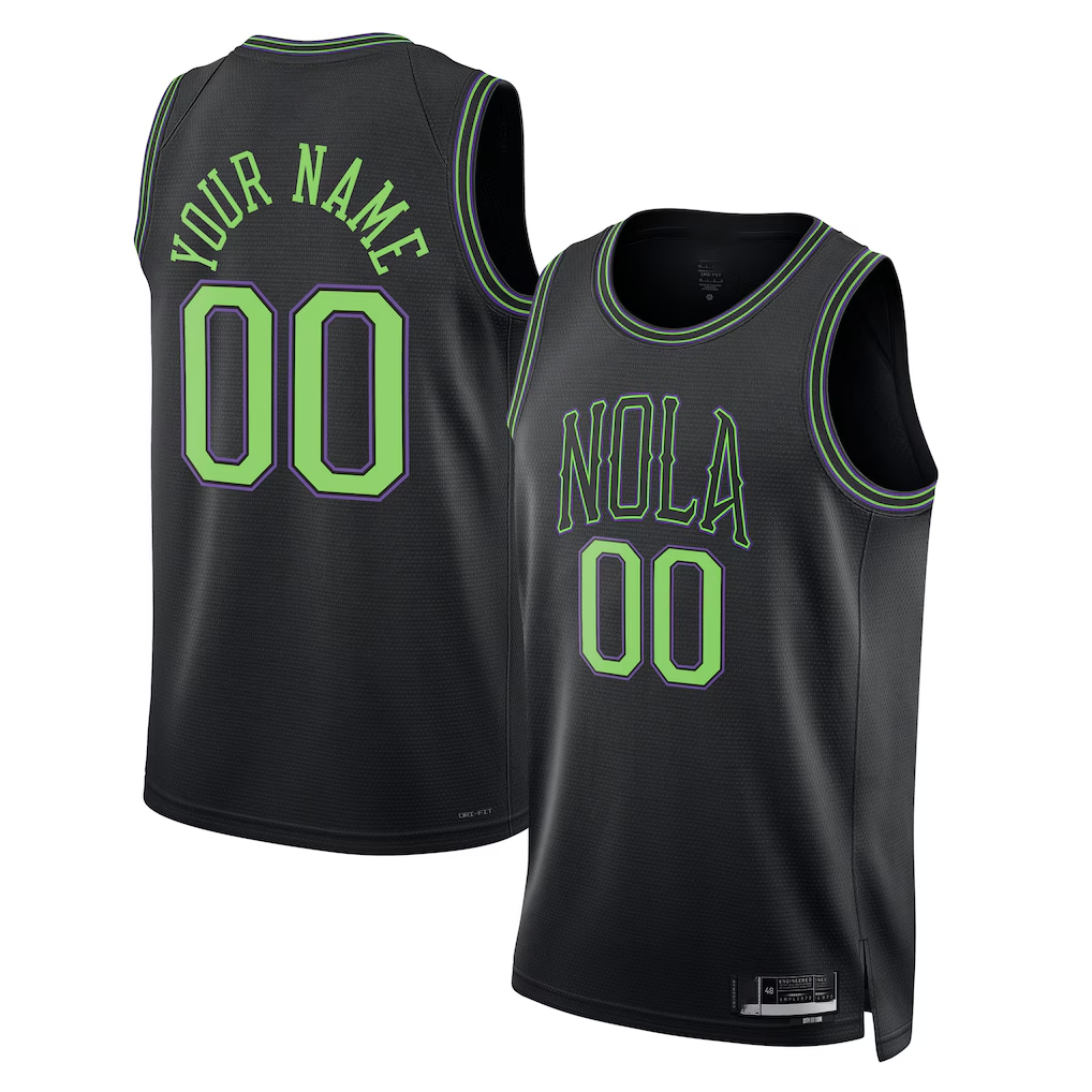 Ldoa Custom NO.Pelicans hite Swingman Stitched Jerseys- Association Edition