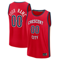 Ldoa Custom NO.Pelicans Red Fast Break Stitched Jerseys- Statement Edition
