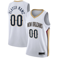 Ldoa Custom NO.Pelicans White 2020-2021 Swingman Stitched Jerseys- Association Edition