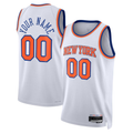 Ldoa Custom NY.Knicks White Swingman Jerseys - Association Edition