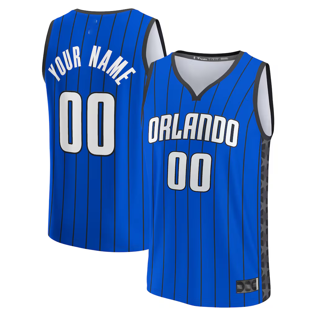 Ldoa Custom O.Magic Blue Fast Break Jerseys - Statement Edition