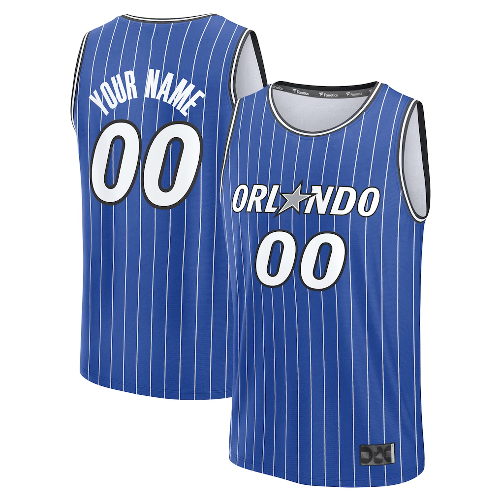 Ldoa Custom O.Magic Blue Fast Break Replica Jerseys - Icon Edition
