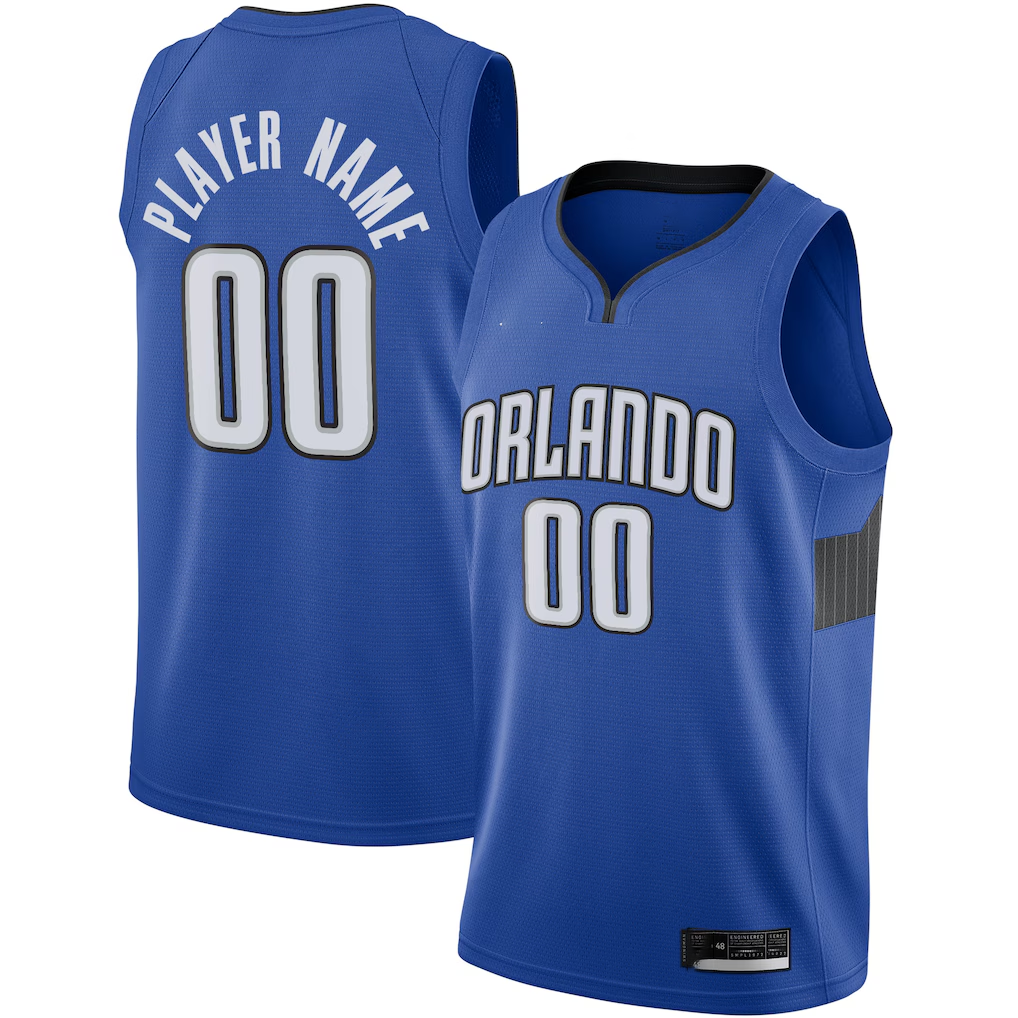 Ldoa Custom O.Magic Blue Swingman Jerseys - Statement Edition