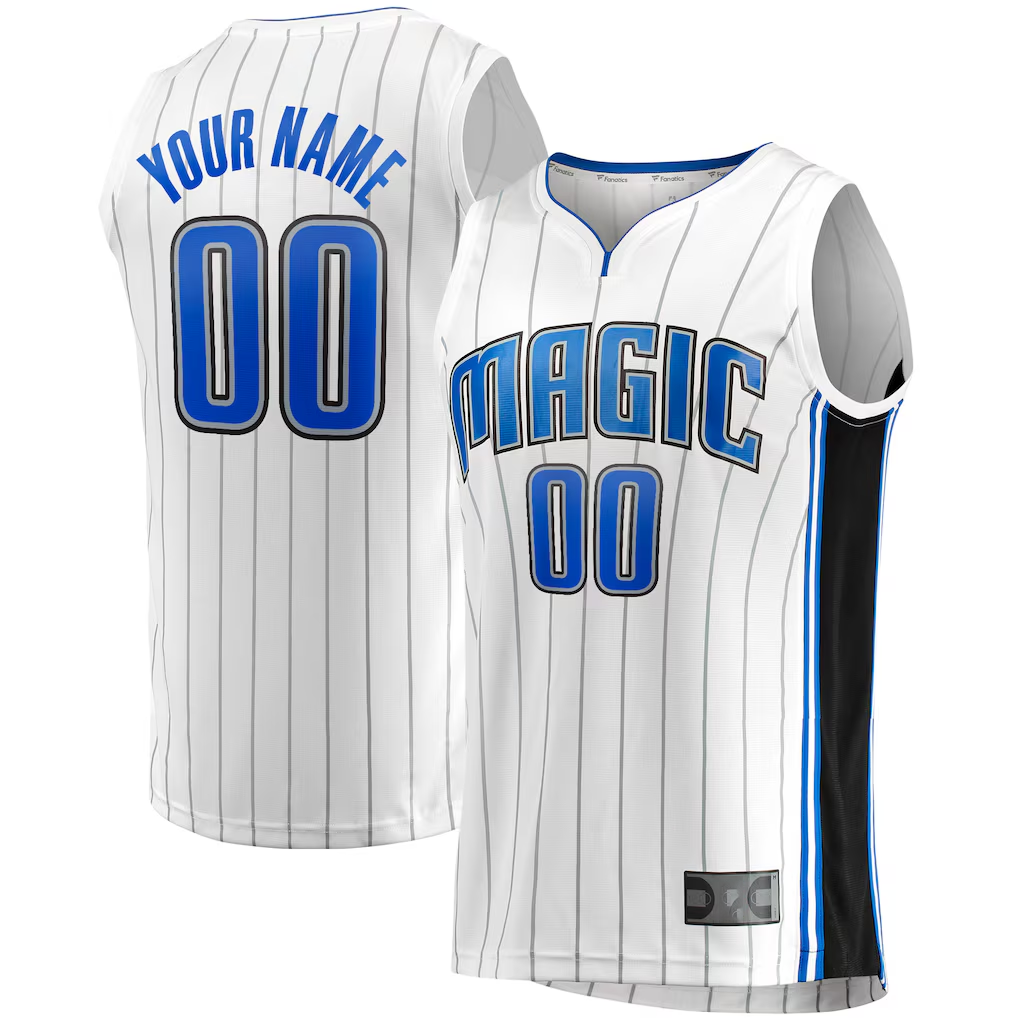 Ldoa Custom O.Magic White Fast Break Replica Jerseys - Association Edition