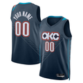Ldoa Custom OC.Thunder Blue 2025-2026 City Edition Swingman Stitched Jerseys