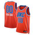 Ldoa Custom OC.Thunder Jordan Brand Orange 2022-2023 Swingman Stitched Jerseys - Statement Edition