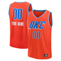 Ldoa Custom OC.Thunder Orange Swingman Stitched Jerseys - Icon Edition
