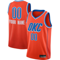 Ldoa Custom OC.Thunder Orange Swingman Stitched Jerseys- Statement Edition