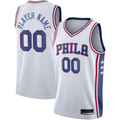 Ldoa Custom P.76ers White 2020-21 Swingman Jerseys - Association Edition