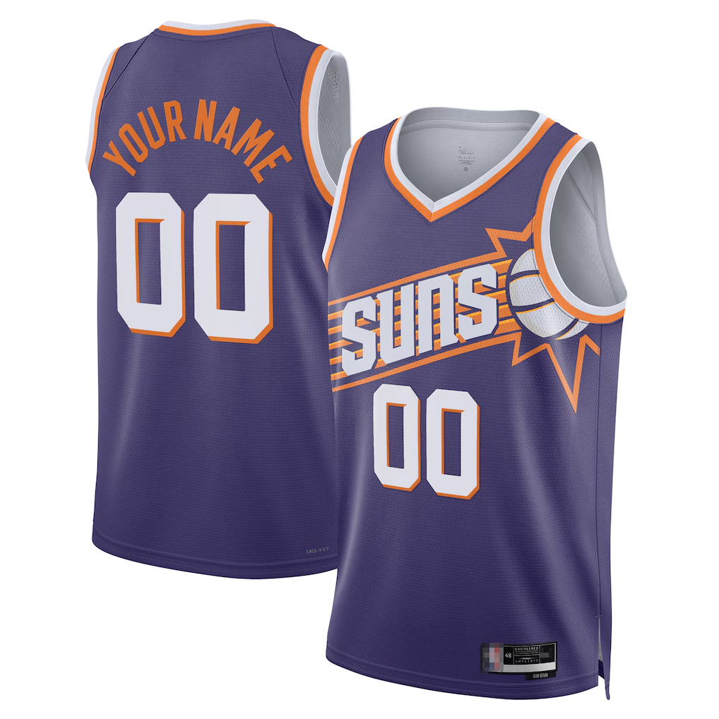 Ldoa Custom P.Suns Purple Swingman Jerseys - Icon Edition