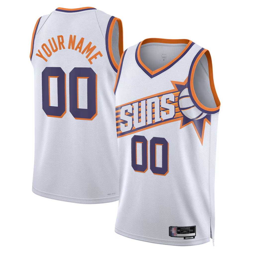 Ldoa Custom P.Suns White Swingman Jerseys - Association Edition