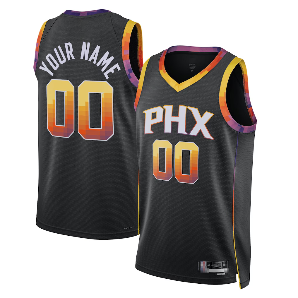 Ldoa Custom P.Sunss Black 2022-2023 Swingman Jerseys - Statement Edition