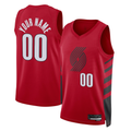 Ldoa Custom PT.Blazers Red 2022-2023 Swingman Jerseys - Statement Edition