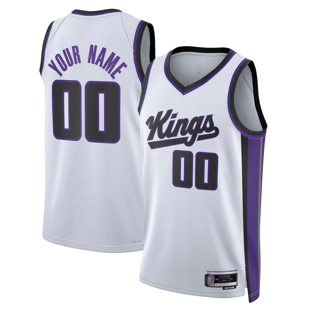 Ldoa Custom S.Kings White Swingman Jerseys - Association Edition