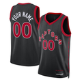 Ldoa Custom T.Raptors Black 2022-23 Swingman Jerseys - Statement Edition