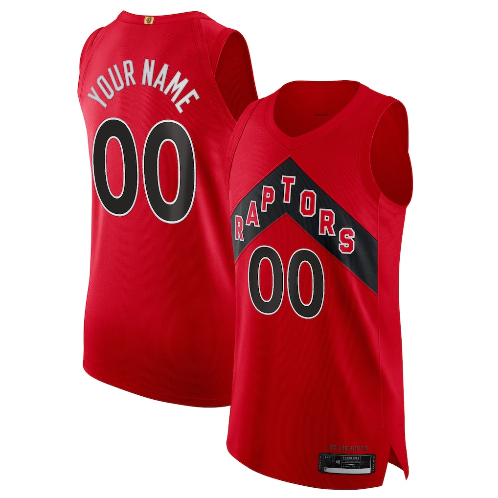 Ldoa Custom T.Raptors Red 2020-21 Authentic Jerseys - Icon Edition