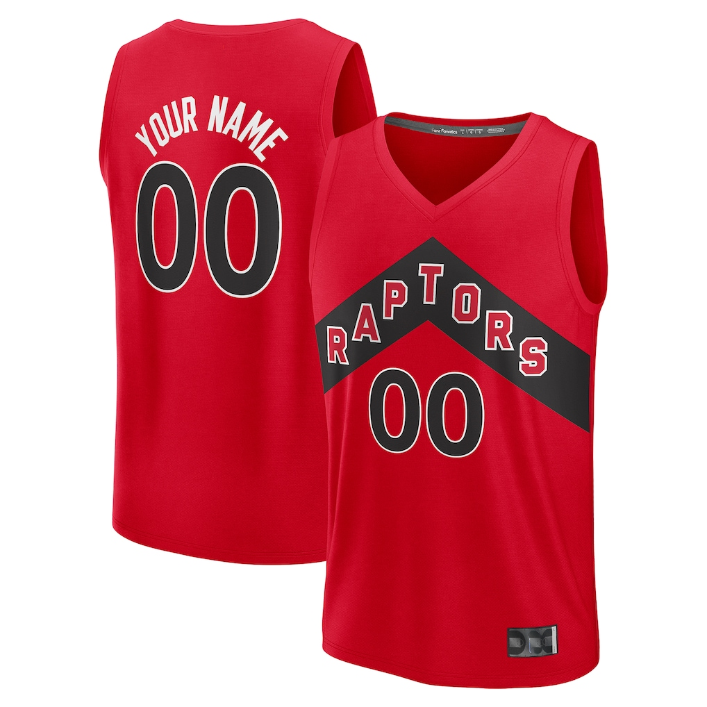 Ldoa Custom T.Raptors Red Fast Break Jerseys - Icon Edition