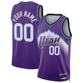 Ldoa Custom U.Jazz Purple Swingman Jerseys - Icon Edition
